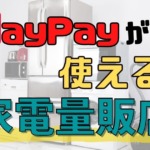 PayPayが使える家電量販店を一覧でチェック【実質7,000円オフが実現可能】